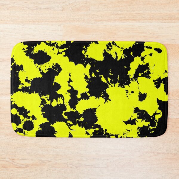 Item preview, Yellow and Black Paint Splatter designed and sold by BigTexFunkadelic.