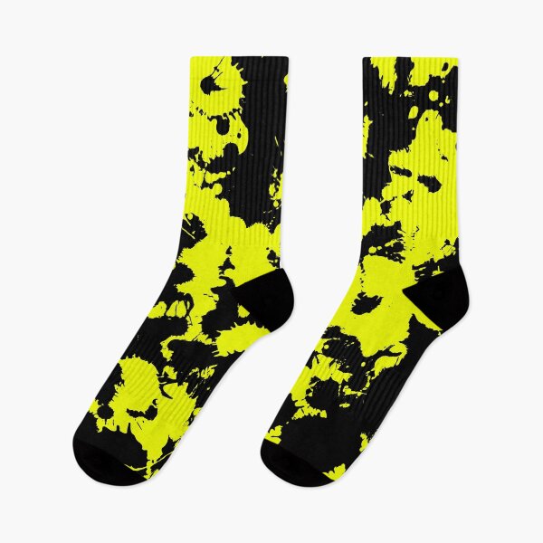 Item preview, Yellow and Black Paint Splatter designed and sold by BigTexFunkadelic.