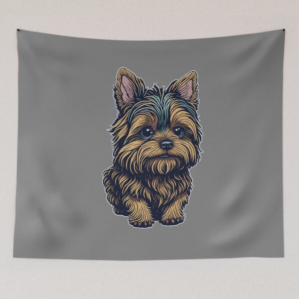 Item preview, Cute Yorkie puppy designed and sold by ArtCraftLab.