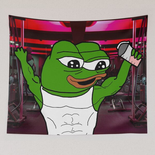 Item preview, Gym Pepe Ripped Apu designed and sold by Slav-Art.
