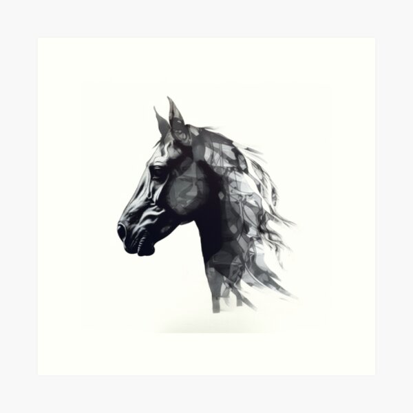 Item preview, Black Horse Head 2 designed and sold by shanessie6.