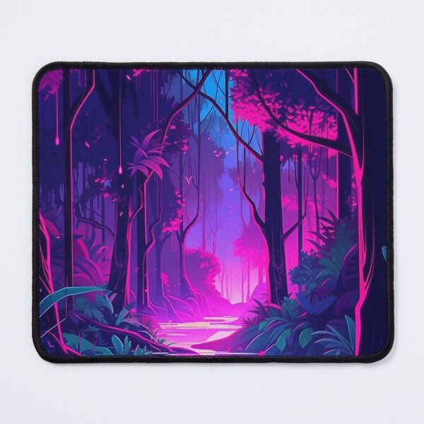 Item preview, Neon Jungle Serenade: Vibrant Anime Art designed and sold by OdysseyArtworks.