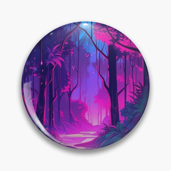 Item preview, Neon Jungle Serenade: Vibrant Anime Art designed and sold by OdysseyArtworks.