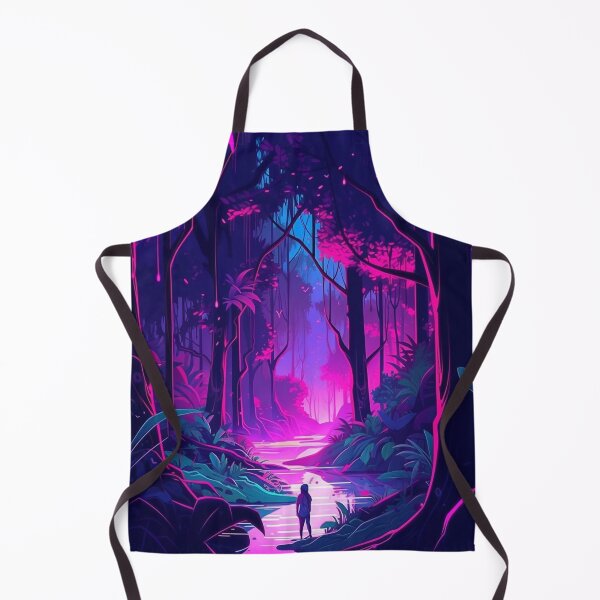 Item preview, Neon Jungle Serenade: Vibrant Anime Art designed and sold by OdysseyArtworks.