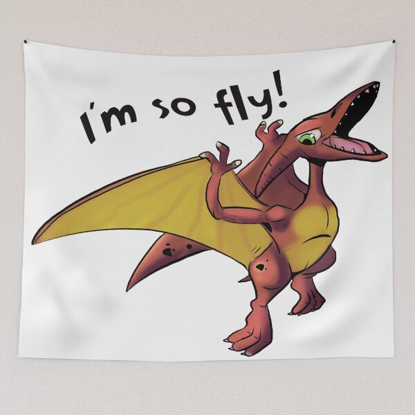 Item preview, I'm So Fly  | Cute Dinosaur | Pterodactyl designed and sold by Cory Shenfeld.