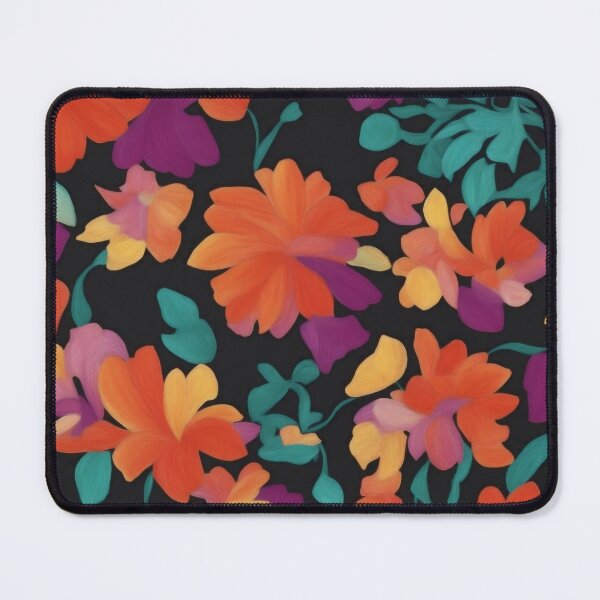 Item preview, orange big flowers patten designed and sold by jkrphoto.
