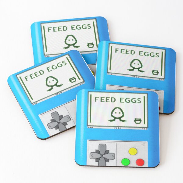 Item preview, 'Feed Eggs' Retro Game ITYSL Inspired Design designed and sold by RLKArtDesign.