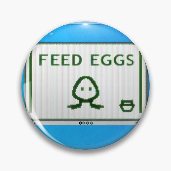 Item preview, 'Feed Eggs' Retro Game ITYSL Inspired Design designed and sold by RLKArtDesign.