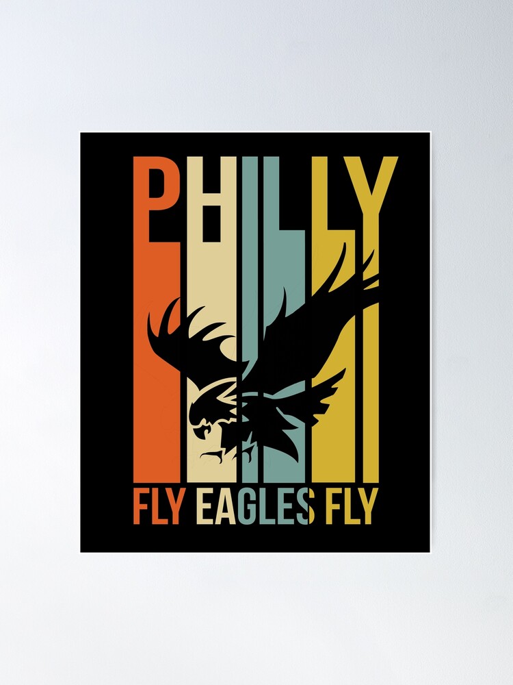 PHILADELPHIA EAGLES FLY EAGLES FLY '47 BRAND T-SHIRT ADULT SMALL