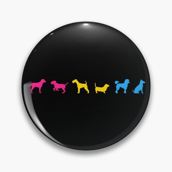 Item preview, Dogs Minimalist Pan Flag. Pansexual Pride designed and sold by Subtle Pride Shop.
