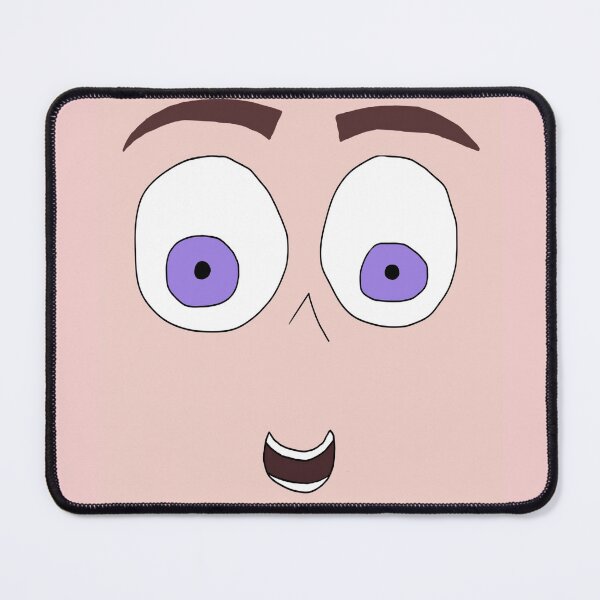 Item preview, Funny Full Frame Purple Eyed Face Drawing  designed and sold by SunnieCoast.