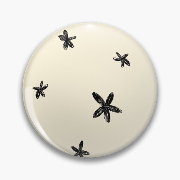 Item preview, Floral abstract flower minimal cute beige pattern designed and sold by Yana Mustafina | Boho Soulful Designs.