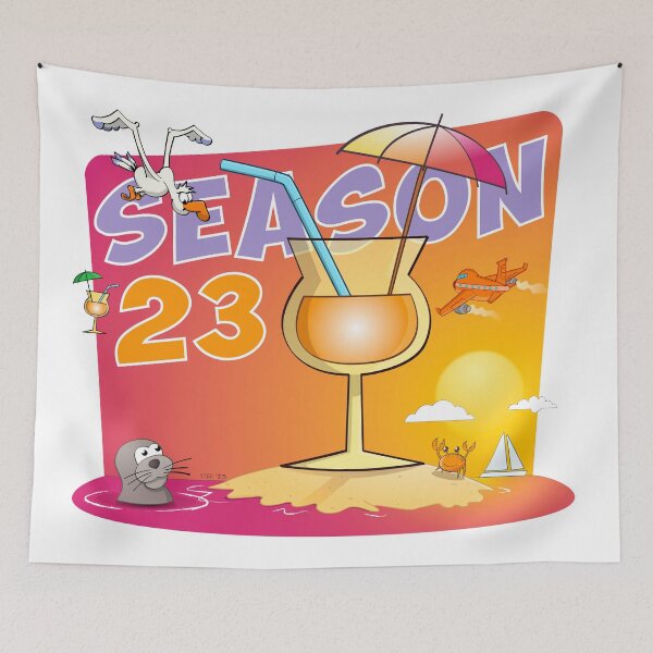 Item preview, The Season 23 summer illustration  designed and sold by Stef Ringoot, cartoons and illustrations.