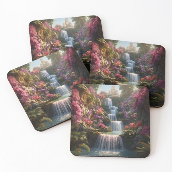Artikelvorschau, Üppiger Blumen-3D-Wasserfall entworfen und verkauft von Serena789.