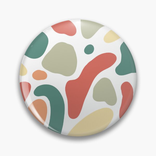 Item preview, Geometry colors shape blot simple modern pattern designed and sold by Yana Mustafina | Boho Soulful Designs.