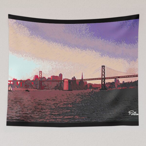 Item preview, SAN FRANCISCO SKYLINE designed and sold by ArtbyRolleen.