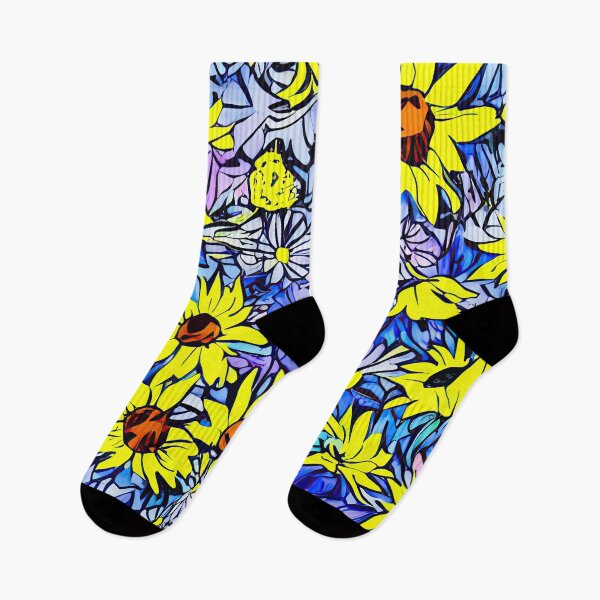 Artikelvorschau, Boho Floral AI Kunstdruck, moderne Wohndekoration, abstrakte Kunst, Boho Botanische Kunst, bunter Duschvorhang entworfen und verkauft von casaai.