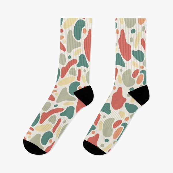 Item preview, Geometry colors shape blot cute modern pattern designed and sold by Yana Mustafina | Boho Soulful Designs.