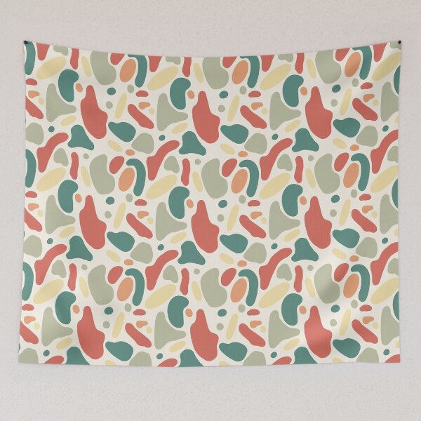 Item preview, Geometry colors shape blot cute modern pattern designed and sold by Yana Mustafina | Boho Soulful Designs.