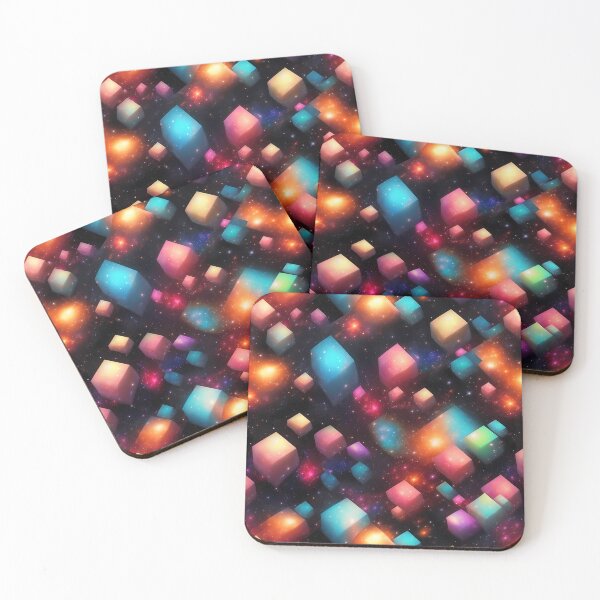 Item preview, Cosmic Cubes: Abstract Repetitive Pattern Art designed and sold by GiveMeMood.