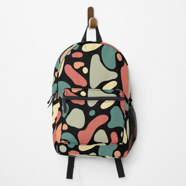 Item preview, Geometry colors shape blot black modern pattern designed and sold by Yana Mustafina | Boho Soulful Designs.
