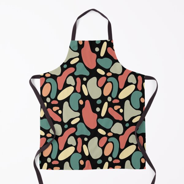 Item preview, Geometry colors shape blot black modern pattern designed and sold by Yana Mustafina | Boho Soulful Designs.