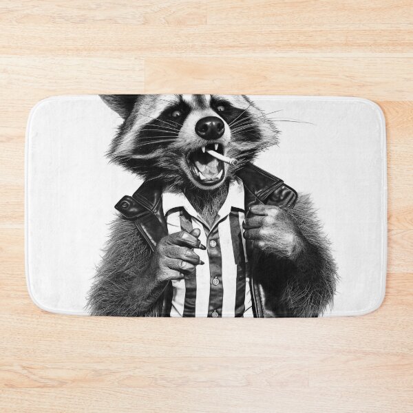 Item preview, Angry Raccoon Smoking Cig  designed and sold by NapNapSleeper.