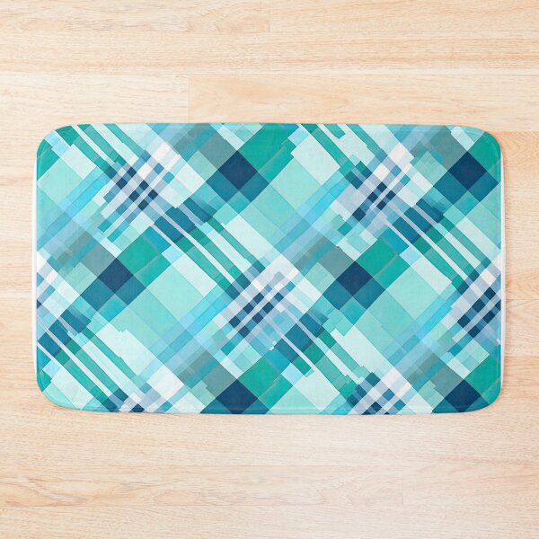 Item preview, Teal Plaid  designed and sold by Pedra Panda.