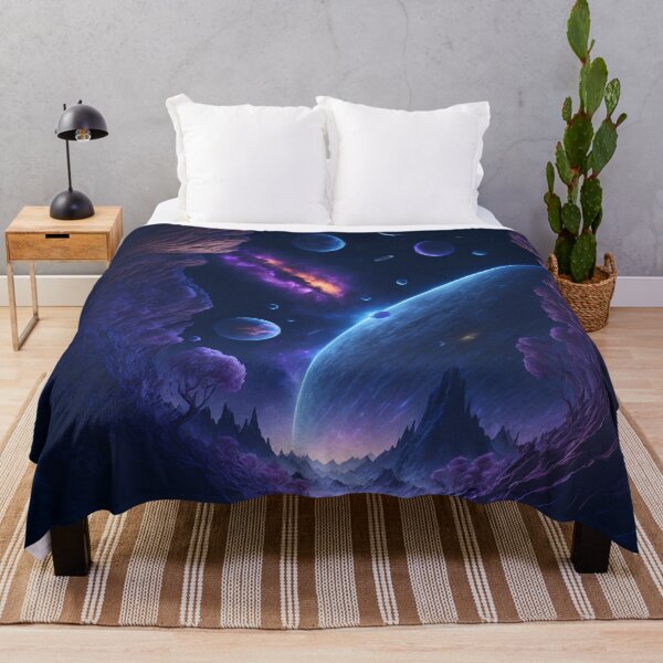 Item preview, Celestial Enchantment: Beautiful Space with Mystical Planets! designed and sold by MeowtifullyCute.