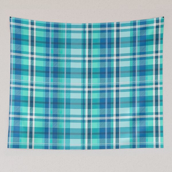 Item preview, Turquoise Plaid  designed and sold by Pedra Panda.
