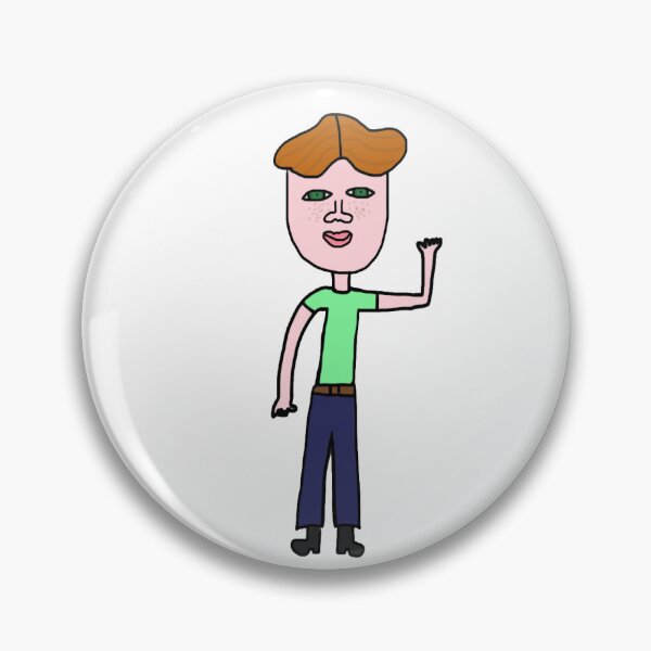 Item preview, Funny Floppy Hair Waving Freckles Boy Man Guy Drawing designed and sold by SunnieCoast.