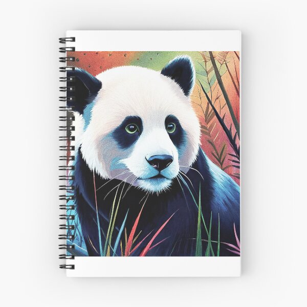 Item preview, Charm of the Panda: Endearing Wildlife Print designed and sold by Neo-Figur3.