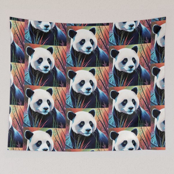 Item preview, Charm of the Panda: Endearing Wildlife Print designed and sold by Neo-Figur3.