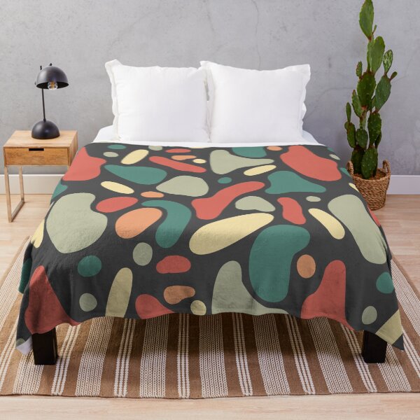 Item preview, Geometry colors shape blot grey modern pattern designed and sold by Yana Mustafina | Boho Soulful Designs.