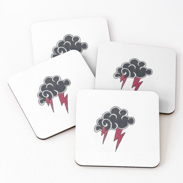 Item preview, black cloud with lightning designed and sold by Naroaaa.