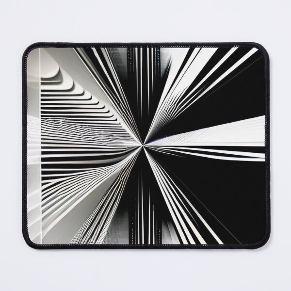 Item preview, Abstract Geometric Black and White 64 designed and sold by Benito Del Ray.