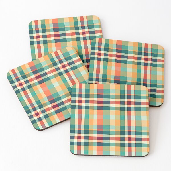 Item preview, Retro Striped Plaid 2 designed and sold by Pedra Panda.
