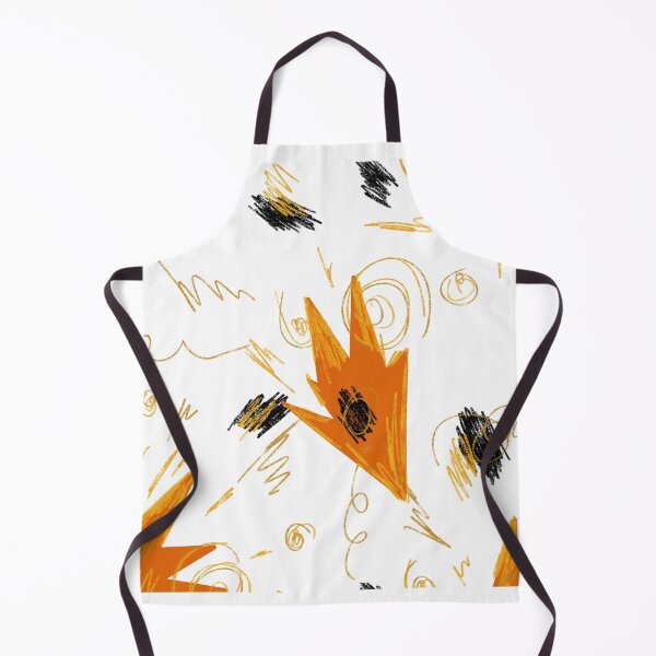 Item preview, Abstract orange fire dynamic texture cute pattern designed and sold by Yana Mustafina | Boho Soulful Designs.