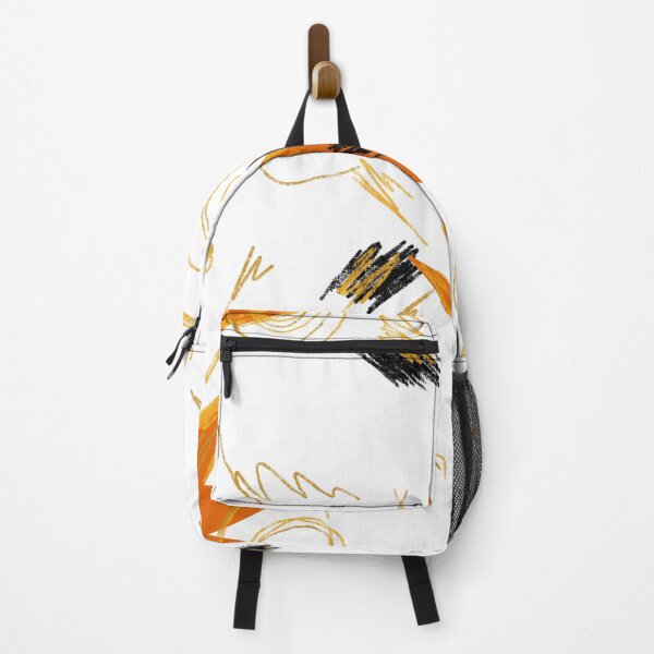 Item preview, Abstract orange fire dynamic texture cute pattern designed and sold by Yana Mustafina | Boho Soulful Designs.