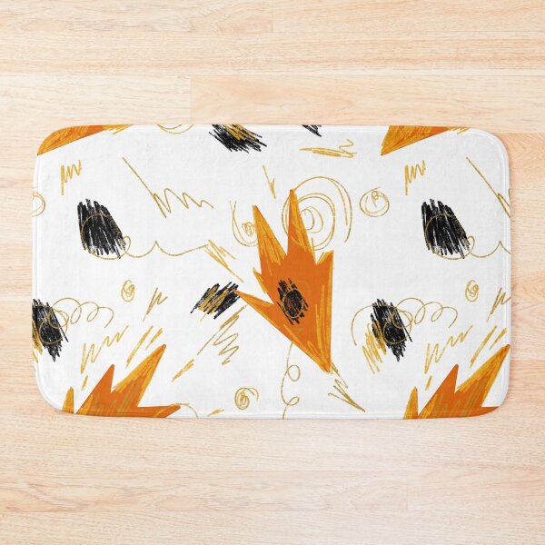 Item preview, Abstract orange fire dynamic texture cute pattern designed and sold by Yana Mustafina | Boho Soulful Designs.