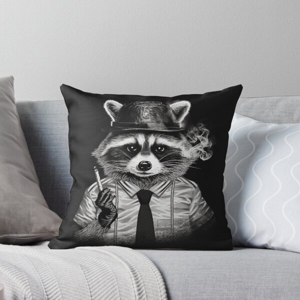 Item preview, Raccoon Smoking a Cigaret designed and sold by NapNapSleeper.