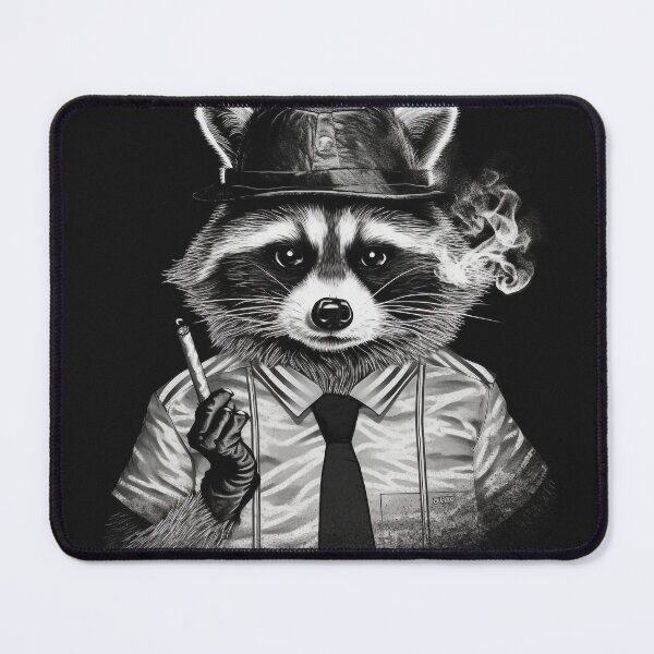 Item preview, Raccoon Smoking a Cigaret designed and sold by NapNapSleeper.