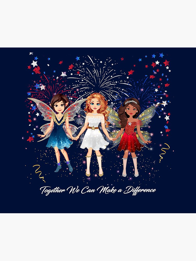 Thumbnail 5 of 5, Mouse Pad, Together We Can Make a Difference designed and sold by TeelieTurner.