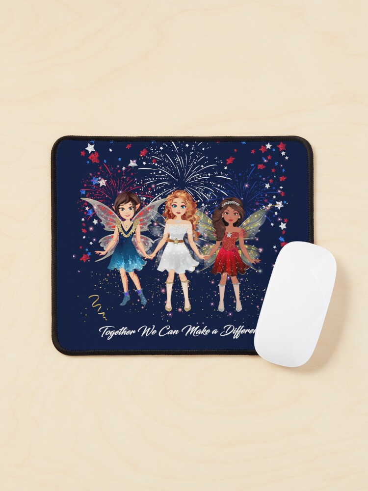 Thumbnail 1 of 5, Mouse Pad, Together We Can Make a Difference designed and sold by TeelieTurner.