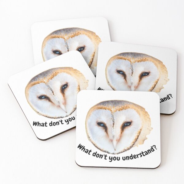 Item preview, The skeptical and penetrating gaze of an owl. designed and sold by CPHavenPrint.