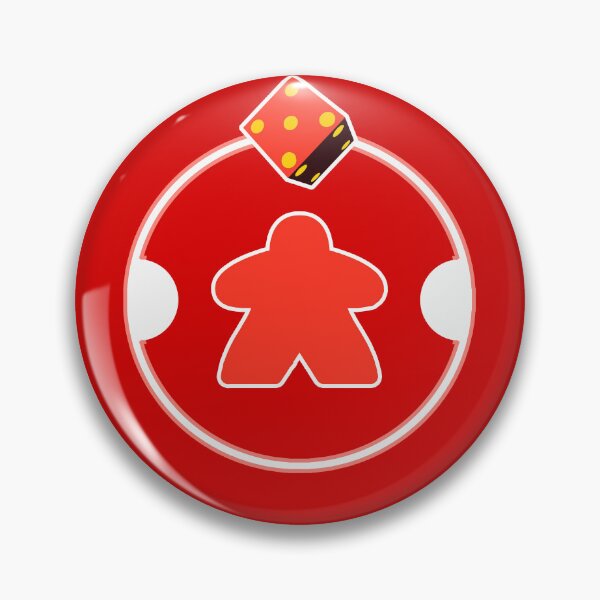 Item preview, RED MEEPLE WITH DICE designed and sold by csalvati77.