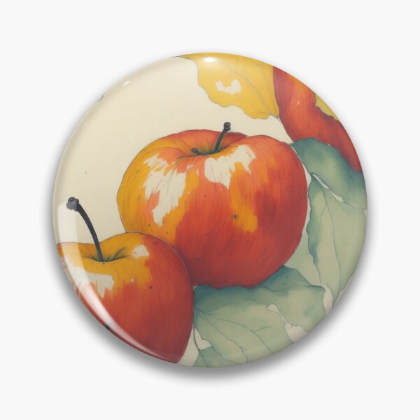 Item preview, Retro autumn apples in old-fashioned colors designed and sold by AQuirkyApple.