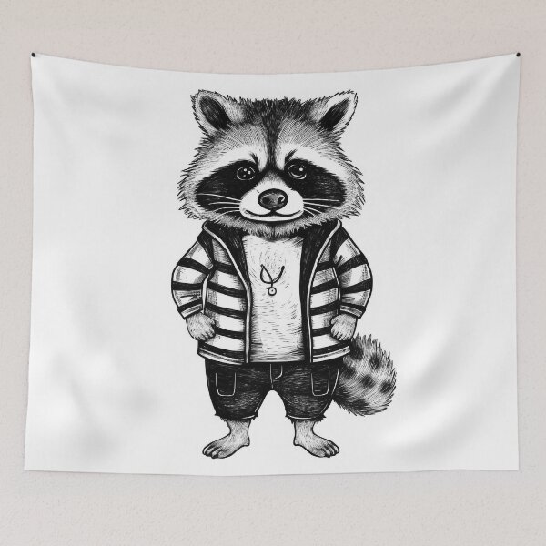 Item preview, Raccoon-Boy designed and sold by NapNapSleeper.