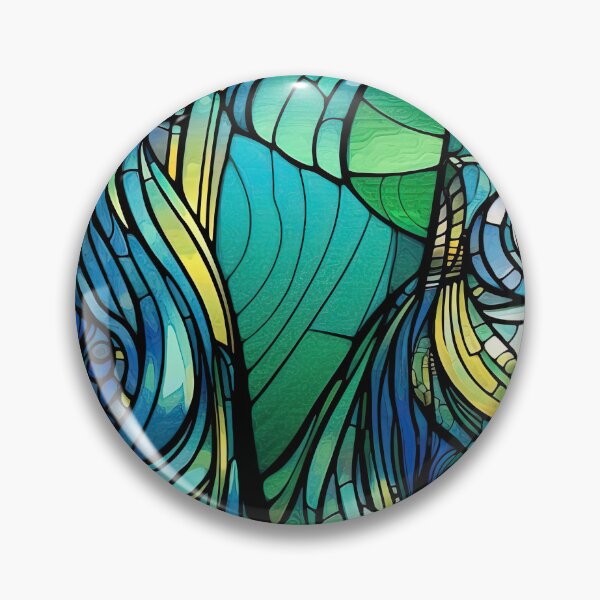 Item preview, Stained Glass Seaweed Forest designed and sold by Pedra Panda.
