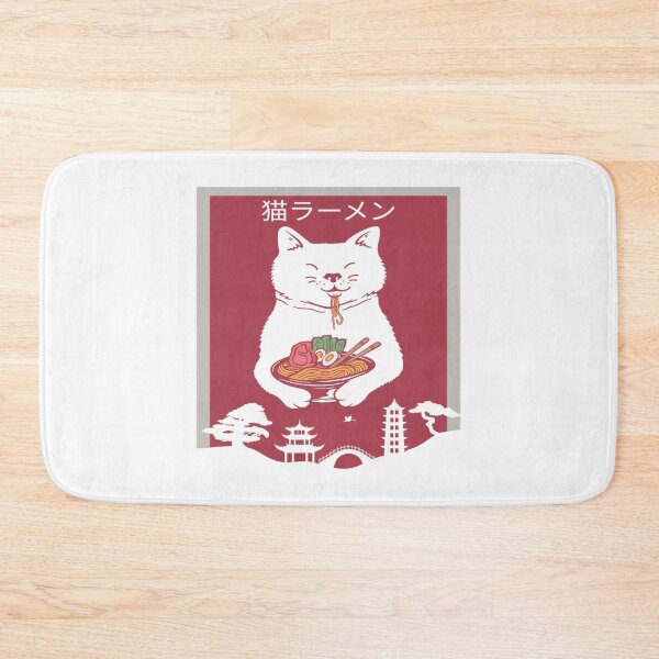 Item preview, kawaii vintage style japenese ramen cat designed and sold by Imaginarium Design.